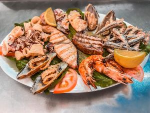 Fischplatte für Zwei