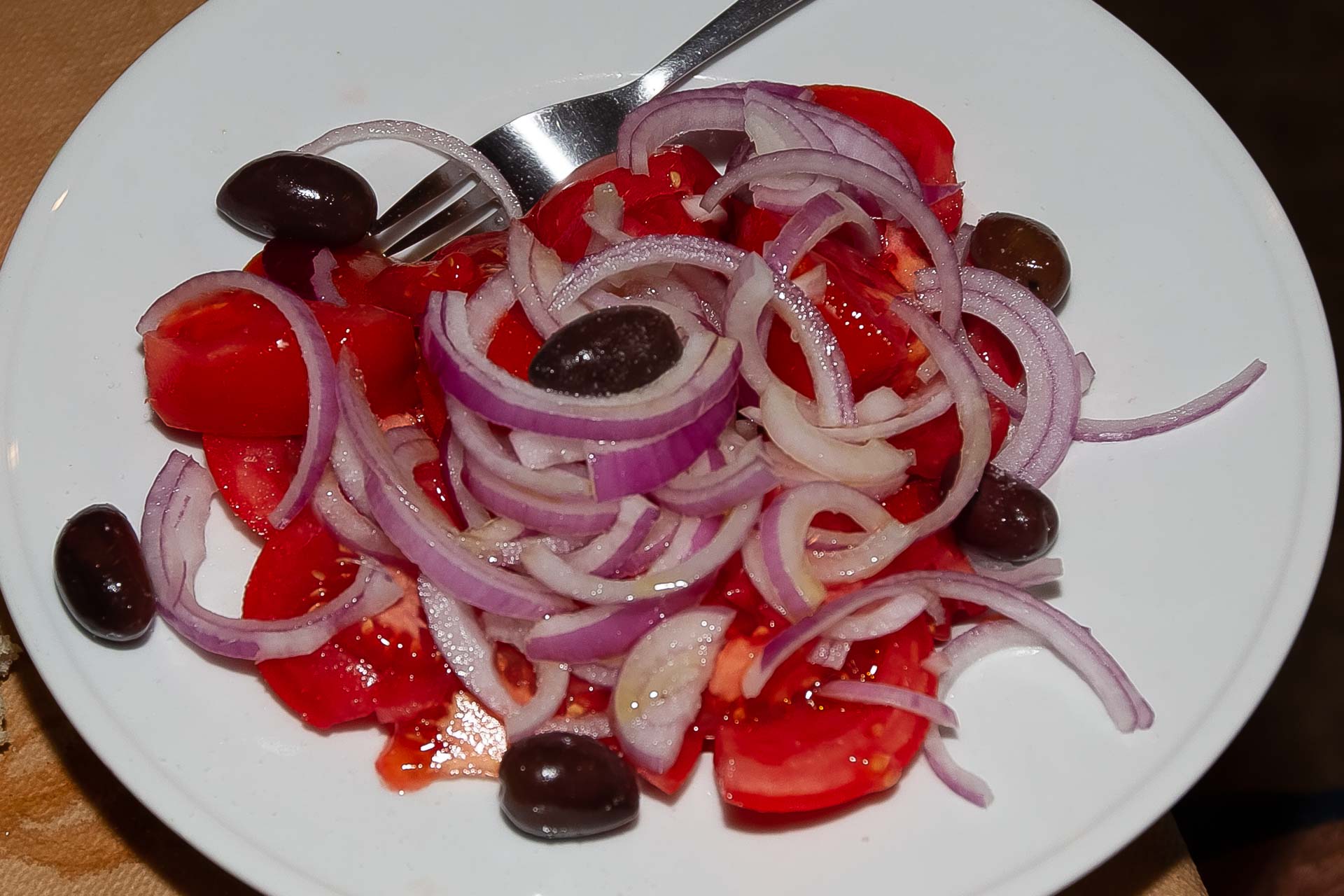 Regionaler Tomaten Salat